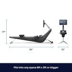 Hydrow Pro Rowing Machine with Immersive 22" HD Rotating Screen - Stows Upright | Live and On-Demand at-Home Workouts, Membership Required