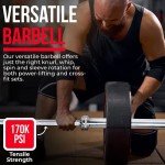 7-Foot Olympic Barbell for Home Gym Workouts