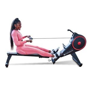 Echelon Fitness - Rowing Machine - Home Workout Equipment - Foldable Rowing Machine - 32 Resistance Levels - Touch Screen & Bluetooth Controller - 30-Day Free Membership - HIIT Magnetic Rowing Machine