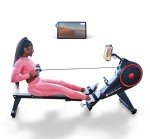Echelon Fitness - Rowing Machine - Home Workout Equipment - Foldable Rowing Machine - 32 Resistance Levels - Touch Screen & Bluetooth Controller - 30-Day Free Membership - HIIT Magnetic Rowing Machine