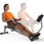 Niceday Rowing Machine, Rowing Machine for Home, Compact Hydraulic Rowing Machine with 16-Level Resistance, 300LBS Weight Capacity and Adjustable Phone Holder Tube