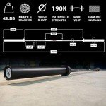 Cerakote Olympic Barbell for Home & Gym Use