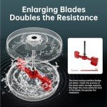 PASYOU Water Rowing Machines for Home Oak Wood Foldable Rower Machine 330LB Weight Capacity, 6 Levels Adjustable Row Machines with Monitor & Device Holder & 14L Tank, Bluetooth with Kinomap APP