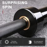 LIONSCOOL 7ft Olympic Weightlifting Barbell - 500LBS Capacity