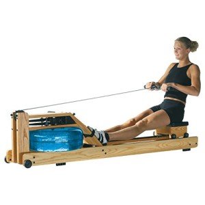 WaterRower Ash Rowing Machine with S4 Monitor | USA Made Water Rower | Original Handcrafted Erg Machine for Home Use & Gym