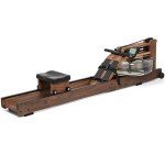 WaterRower Walnut Rowing Machine with S4 Monitor | USA Made Water Rower | Original Handcrafted Erg Machine for Home Use & Gym | Best Warranty