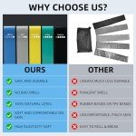 Resistance Loop Exercise Bands for Home Fitness, Yoga Pilates, Stretching, Strength Training, and Physical Therapy - Elastic Bands Set Workout Bands for Women&Men - Colorful