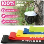 Resistance Bands for Working Out, Exercise Bands for Women & Men, Latex Elastic Bands for Yoga, Pilates, Rehab, Fitness and Home Workout, Strength Bands for Booty