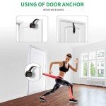 WIKDAY Resistance Bands, Pull Up Bands, Workout Bands for Exercise, Thick Heavy Resistance Band Set with Door Anchor, Elastic Bands for Body Stretching, Training at Home/Gym for Men & Women