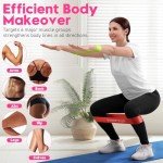 Resistance Bands for Working Out, Exercise Bands for Women & Men, Latex Elastic Bands for Yoga, Pilates, Rehab, Fitness and Home Workout, Strength Bands for Booty