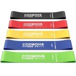 Resistance Bands for Working Out, Exercise Bands for Women & Men, Latex Elastic Bands for Yoga, Pilates, Rehab, Fitness and Home Workout, Strength Bands for Booty