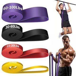 Resistance Band, Pull Up Bands, Pull Up Assistance Bands, Workout Bands, Exercise Bands, Resistance Bands Set for Legs, Working Out, Muscle Training, Physical Therapy, Shape Body, Men and Women1