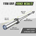 RAGE Fitness 15-Pound Olympic Training Barbell