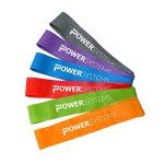 Power Systems Versa Loop Resistance Training Bands for Full Body Home Gym Strength Workouts for Arms, Legs, Chest, and More Muscle Groups, Set of 6