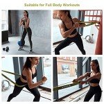 VEICK Resistance Bands for Working Out, Exercise, Workout Bands, Pull Up Assistance Bands, Long Heavy Stretch Bands Set for Men and Women, Power Weight Gym at Home Fitness Equipment