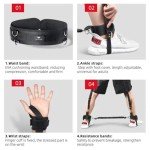 OYINDIZ Boxing Resistance Bands, Leg Strength and Agility Speed Resistance Bands Trainer Exercise Power Punch Pro for MMA, Karate Combat, Boxing Basketball Football Training Equipment