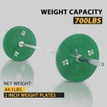 7ft Olympic Barbell for Weightlifting and Powerlifting