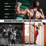 Pull Up Assistance Bands 260lbs, Heavy Pull Up Bands Resistance Bands for Pull Ups Working Out with Feet Rest, Pull Up Bar Bands Assistance Bands Strength Training Workout Equipment, Height Adjustable