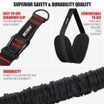 Pull Up Assistance Bands 260lbs, Heavy Pull Up Bands Resistance Bands for Pull Ups Working Out with Feet Rest, Pull Up Bar Bands Assistance Bands Strength Training Workout Equipment, Height Adjustable