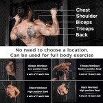 Innstar Pull Up Assistance Bands, 3 Heavy-Duty Adjustable Pull Up Bands Set, Pull Up Bands Assistance Bands for Enhanced Strength Training - Patent (Black 165lbs Adjustable Resistance)