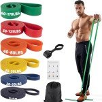 Resistance Bands, Exercise Bands Resistance, Pull Up Bands, Pull Up Assistance Bands, Workout Bands Resistance for Men & Women, Resistance Bands for Working Out, Muscle Training(6 Pcs)