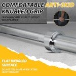 7ft Olympic Barbell for Weightlifting and Powerlifting