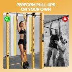 Adjustable Pull Up Assistance Bands with Fabric Feet Mats for Strength Training, Pull-Up Bar Workouts, and Resistance Training