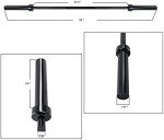 Signature Fitness Olympic Weightlifting Barbell, 5FT