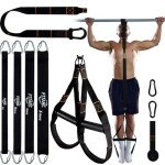 Fitarc Pull Up Assistance Bands Set,Pull Up Assist Strap with Handle,14 Levels of Assistance Up to 300LBS