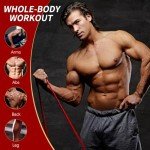 WHATAFIT Resistance Bands, Exercise Bands，Pull up Assistance Bands, Work Out Bands for Men and Women Fitness, Strength Training Home Gym Equipment,red,Yellow,Black,Purple