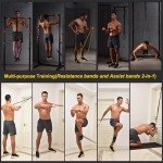 Ally Peaks Pull Up Assistance Bands System,Up to 410 lbs Assistance, Resistance Bands,Adjustable and Replaceable Pull Up Assist Band,Assisted Pull Up Resistance Bands for Pull Up Assist Push Up Assist