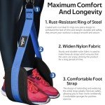 Pull Up Assistance Bands, Heavy Duty Assisted Pull Up Bands for Pull Up Assist, Adjustable Weight/Size with Fabric Feet Mats, Upgrade Pull Up Assist Bands for Strength Training