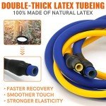 Resistance Band Set Workout Resistance Bands with Handles Stretch Bands for Exercise Bands Workout Bands Resistance Bands for Working Out Fitness Bands Work Out Bands Ligas Para Hacer Ejercicio