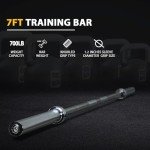 7ft Olympic Barbell for Weightlifting and Powerlifting