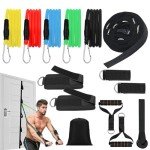 Portable Door Anchor Strap with Resistance Bands Set