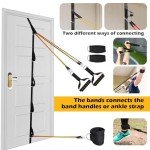 Portable Door Anchor Strap with Resistance Bands Set