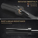 RitFit 47" EZ Curl Barbell for Weightlifting