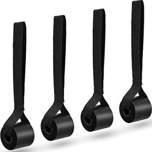 Sumind 4 Pieces Door Resistance Bands Cable Door Foam Exercise Training Strap Over Door for Workout Fitness