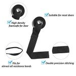 Sumind 4 Pieces Door Resistance Bands Cable Door Foam Exercise Training Strap Over Door for Workout Fitness