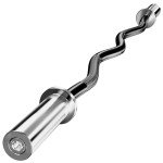 EZ Curl Barbell for Home Gym Fitness