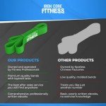 Green Resistance Bands Pull Up WOD Bands for Banded Squat Assistance Rubber Stretching Mobility Rehab Long Rubber Large