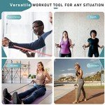 Resistance Bands with Handles for Resistance Training, Physical Therapy and Home Workouts - 30lbs