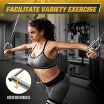 Yes4All 360 Rotation Metal Resistance Bands Handles, Pull Up Handle with Extra-Gripped Knurled Surface, Heavy Duty Industrial Grade Steel Stretch Attachment Handles for Elastic Band Workouts Home Gym