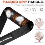 RENRANRING Gym Exercise Handles, Replacement Handle Attachments for Cable Machine Pulleys, Resistance Band and Strength Trainer, Pull Down Workout Accessories, Home Gym Add On Equipment