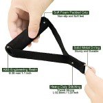 Goliton Resistance Band Door Anchor Secure Door Anchor Accessory Replacement and 2X Resistance Band Handles Exercise Band Handles Works with Resistance Band to Create Your Home Gym