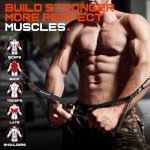 RENRANRING Gym Exercise Handles, Replacement Handle Attachments for Cable Machine Pulleys, Resistance Band and Strength Trainer, Pull Down Workout Accessories, Home Gym Add On Equipment