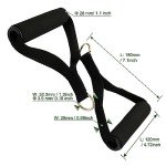 Goliton Resistance Band Door Anchor Secure Door Anchor Accessory Replacement and 2X Resistance Band Handles Exercise Band Handles Works with Resistance Band to Create Your Home Gym