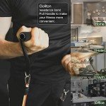 Goliton Resistance Band Door Anchor Secure Door Anchor Accessory Replacement and 2X Resistance Band Handles Exercise Band Handles Works with Resistance Band to Create Your Home Gym