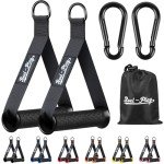 Gym Exercise Handles, Replacement Fitness Equipment for Strength Trainer, Cable Machine and Resistance Band Handles, Home Gym Add On Equipment