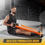 Yes4All 360 Rotation Metal Resistance Bands Handles, Pull Up Handle with Extra-Gripped Knurled Surface, Heavy Duty Industrial Grade Steel Stretch Attachment Handles for Elastic Band Workouts Home Gym